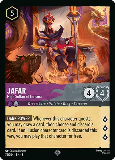 Jafar - High Sultan of Lorcana (74/204) [Reign of Jafar] | Shuffle n Cut Hobbies & Games