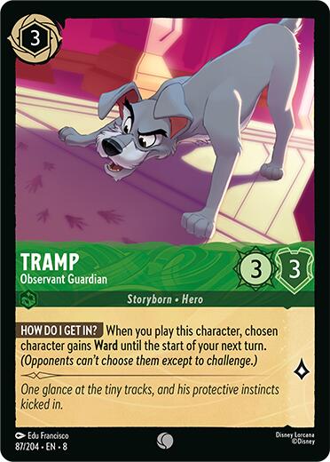Tramp -Observant Guardian (87/204) [Reign of Jafar] | Shuffle n Cut Hobbies & Games