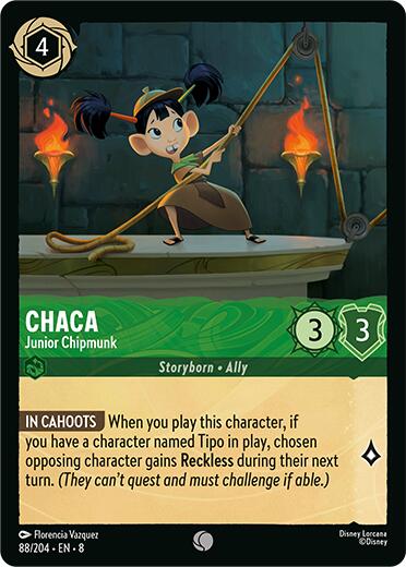 Chaca - Junior Chipmunk (88/204) [Reign of Jafar] | Shuffle n Cut Hobbies & Games