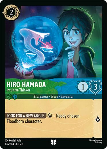 Hiro Hamada - Intuitive Thinker (106/204) [Reign of Jafar] | Shuffle n Cut Hobbies & Games