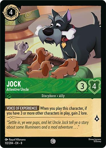 Jock - Attentive Uncle (112/204) [Reign of Jafar] | Shuffle n Cut Hobbies & Games