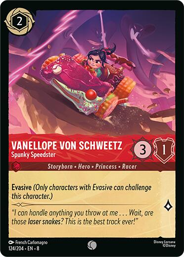 Vanellope Von Schweetz - Spunky Speedster (124/204) [Reign of Jafar] | Shuffle n Cut Hobbies & Games