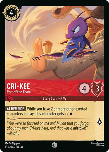 Cri-Kee - Part of the Team (131/204) [Reign of Jafar] | Shuffle n Cut Hobbies & Games