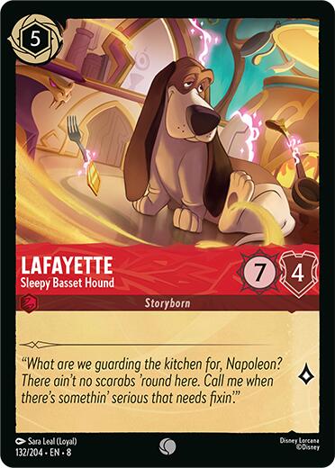 Lafayette - Sleepy Basset Hound (132/204) [Reign of Jafar] | Shuffle n Cut Hobbies & Games