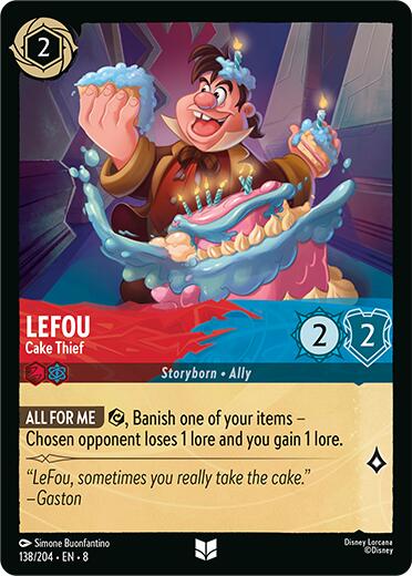 LeFou - Cake Thief (138/204) [Reign of Jafar] | Shuffle n Cut Hobbies & Games