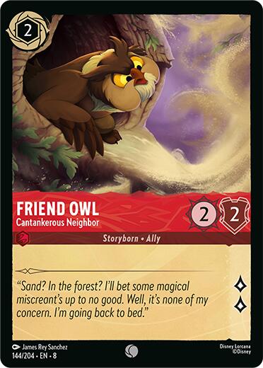 Friend Owl - Cantankerous Neighbor (144/204) [Reign of Jafar] | Shuffle n Cut Hobbies & Games