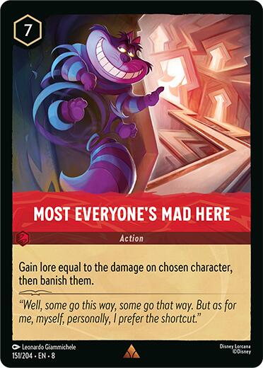 Most Everyone's Mad Here (151/204) [Reign of Jafar] | Shuffle n Cut Hobbies & Games