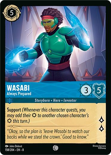 Wasabi - Always Prepared (158/204) [Reign of Jafar] | Shuffle n Cut Hobbies & Games