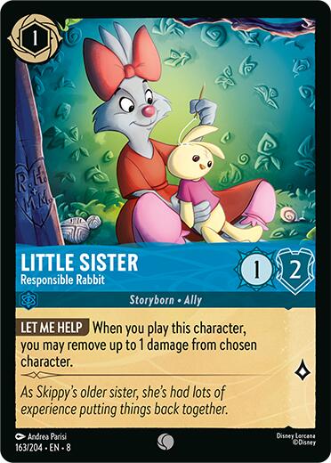 Little Sister - Responsible Rabbit (163/204) [Reign of Jafar] | Shuffle n Cut Hobbies & Games