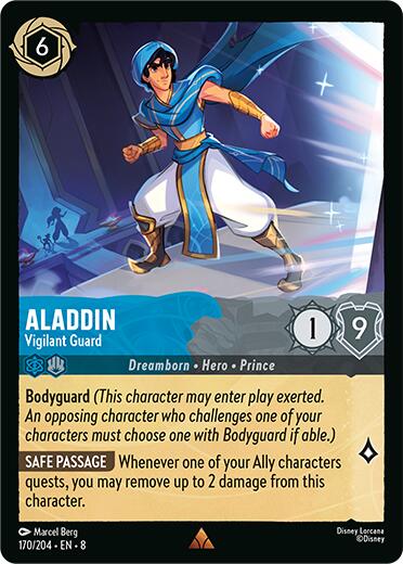 Aladdin - Vigilant Guard (170/204) [Reign of Jafar] | Shuffle n Cut Hobbies & Games