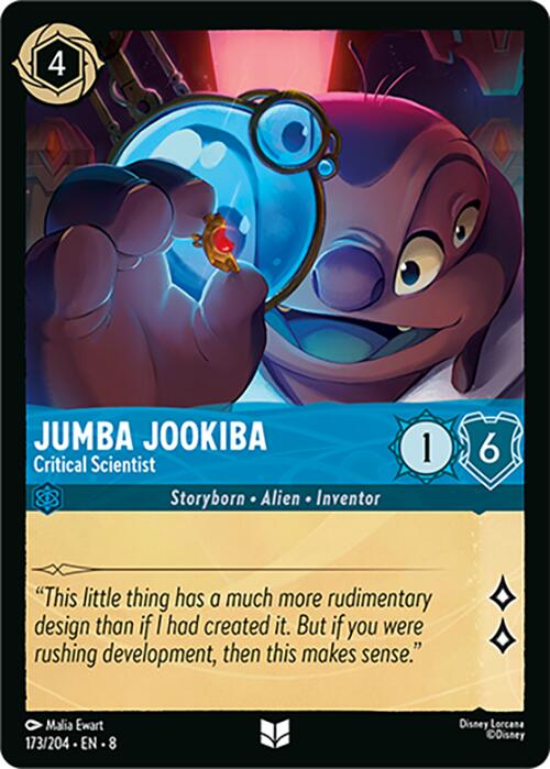 Jumba Jookiba - Critical Scientist (173/204) [Reign of Jafar] | Shuffle n Cut Hobbies & Games