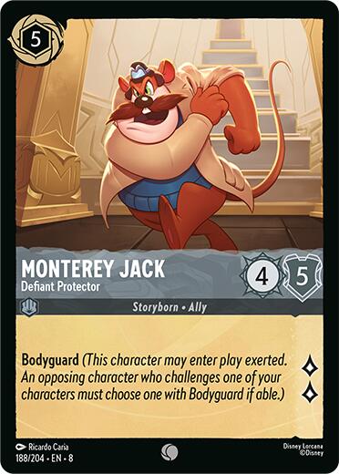 Monterey Jack - Defiant Protector (188/204) [Reign of Jafar] | Shuffle n Cut Hobbies & Games