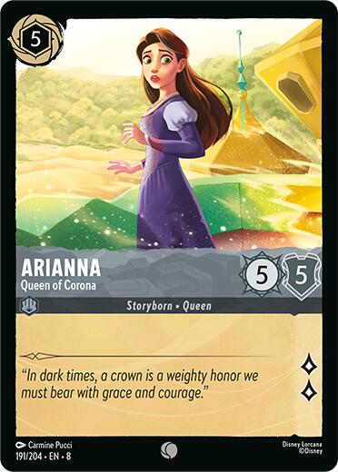 Arianna - Queen of Corona (191/204) [Reign of Jafar] | Shuffle n Cut Hobbies & Games