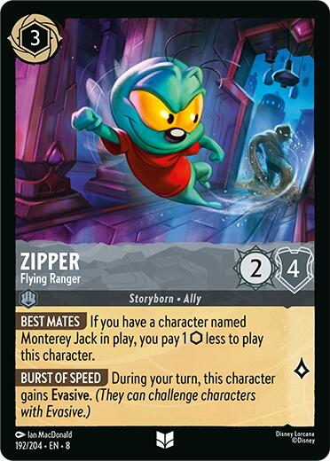 Zipper - Flying Ranger (192/204) [Reign of Jafar] | Shuffle n Cut Hobbies & Games