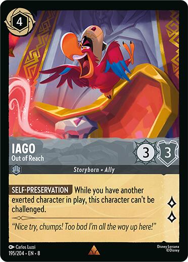 Iago - Out of Reach (195/204) [Reign of Jafar] | Shuffle n Cut Hobbies & Games