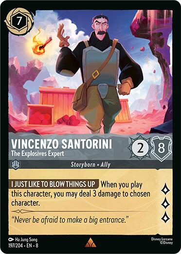 Vincenzo Santorini - The Explosives Expert (197/204) [Reign of Jafar] | Shuffle n Cut Hobbies & Games