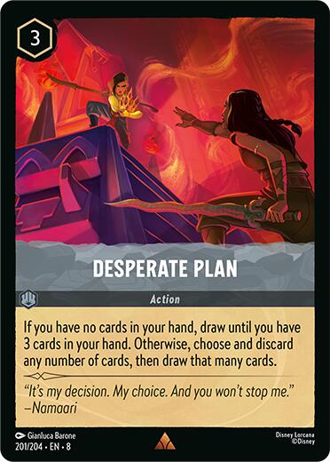 Desperate Plan (201/204) [Reign of Jafar] | Shuffle n Cut Hobbies & Games