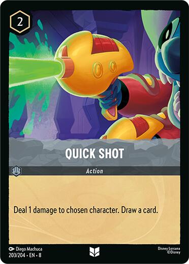 Quick Shot (203/204) [Reign of Jafar] | Shuffle n Cut Hobbies & Games