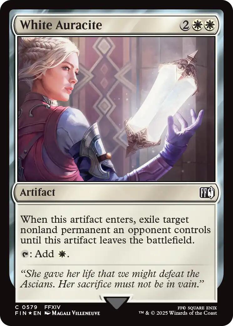 White Auracite (Surge Foil) [FINAL FANTASY] | Shuffle n Cut Hobbies & Games