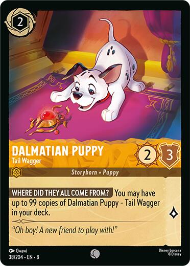 Dalmatian Puppy - Tail Wagger (38/204) [Reign of Jafar] | Shuffle n Cut Hobbies & Games