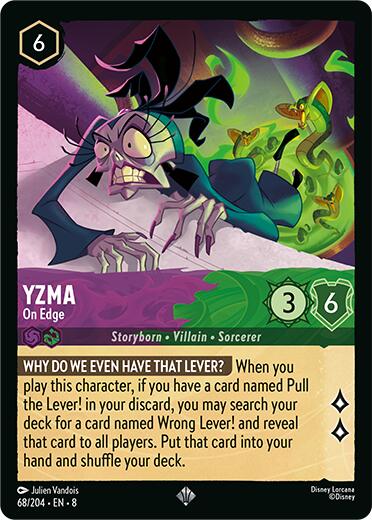 Yzma - On Edge (68/204) [Reign of Jafar] | Shuffle n Cut Hobbies & Games