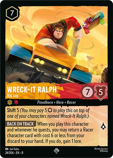 Wreck-It Ralph - Big Lug (24/204) [Reign of Jafar] | Shuffle n Cut Hobbies & Games