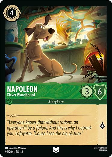 Napoleon - Clever Bloodhound (96/204) [Reign of Jafar] | Shuffle n Cut Hobbies & Games