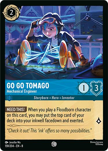 Go Go Tomago - Mechanical Engineer (159/204) [Reign of Jafar] | Shuffle n Cut Hobbies & Games