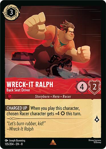 Wreck-It Ralph - Back Seat Driver (135/204) [Reign of Jafar] | Shuffle n Cut Hobbies & Games