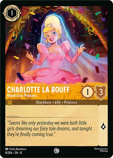 Charlotte La Bouff - Madri Gras Princess (8/204) [Reign of Jafar] | Shuffle n Cut Hobbies & Games
