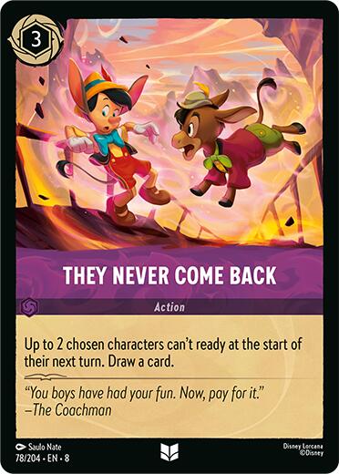 They Never Come Back (78/204) [Reign of Jafar] | Shuffle n Cut Hobbies & Games
