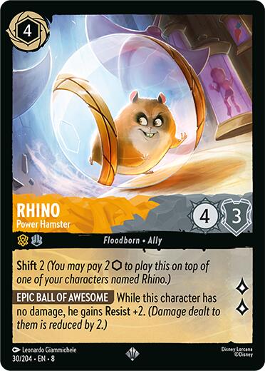 Rhino - Power Hamster (30/204) [Reign of Jafar] | Shuffle n Cut Hobbies & Games