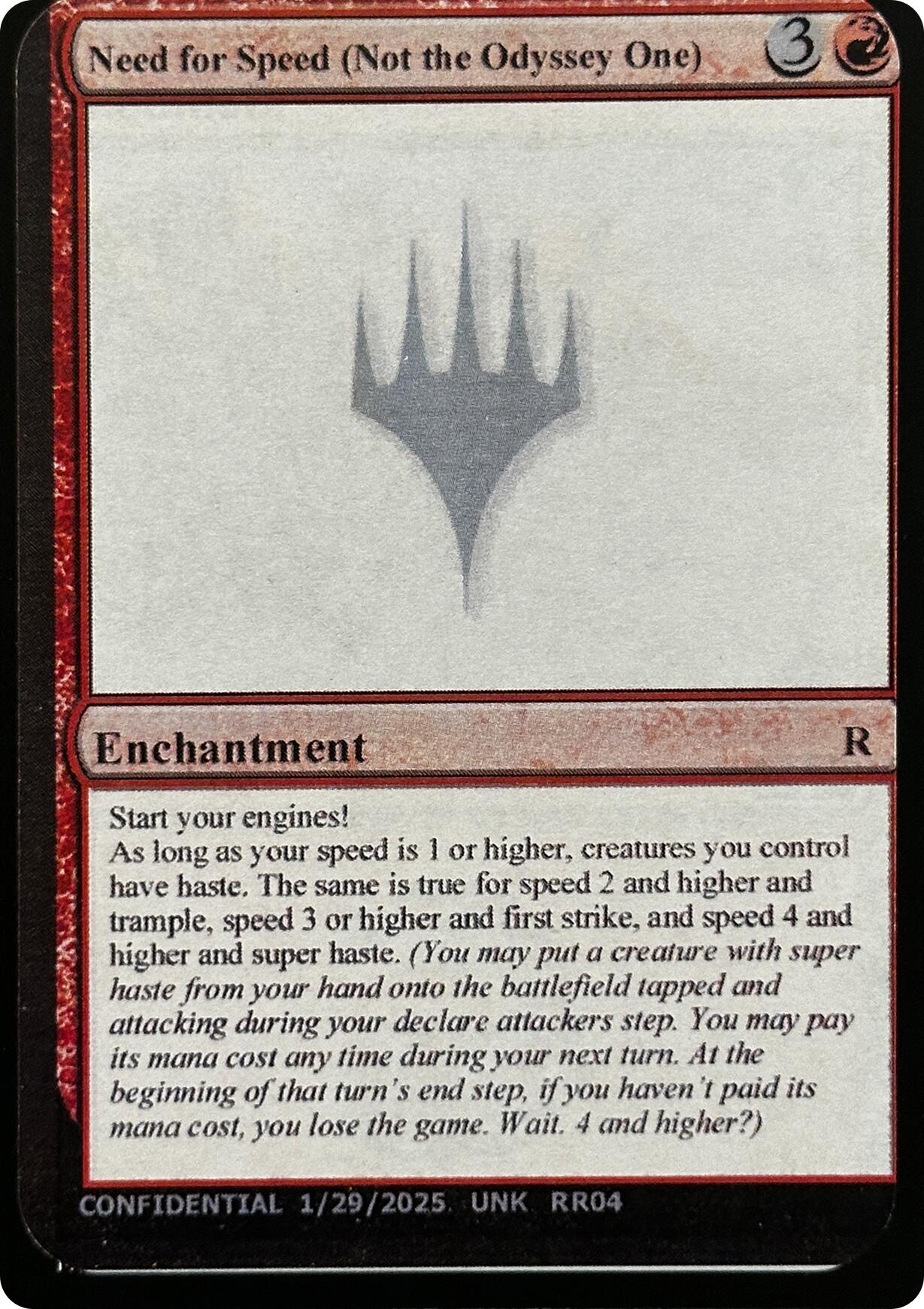 Need for Speed (Not the Odyssey One) [Unknown Event] | Shuffle n Cut Hobbies & Games