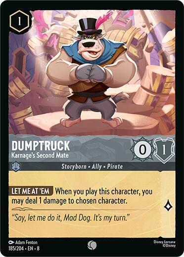 Dumptruck - Karage's Second Mate (185/204) [Reign of Jafar] | Shuffle n Cut Hobbies & Games