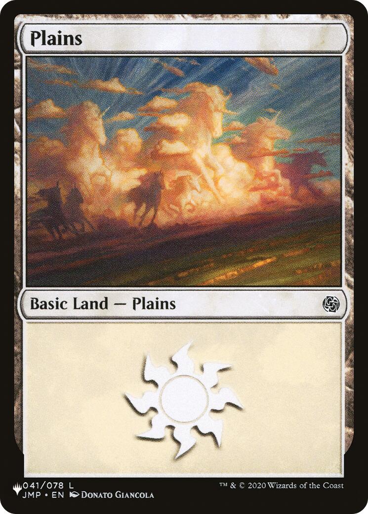 Plains (041) (JMP) [The List] | Shuffle n Cut Hobbies & Games