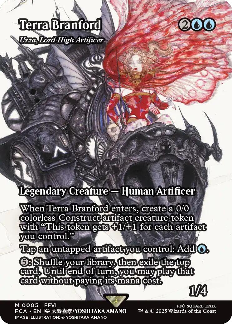 Terra Branford - Urza, Lord High Artificer (Showcase) [FINAL FANTASY : Through the Ages] | Shuffle n Cut Hobbies & Games