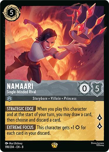 Namaari - Single-Minded Rival (198/204) [Reign of Jafar] | Shuffle n Cut Hobbies & Games