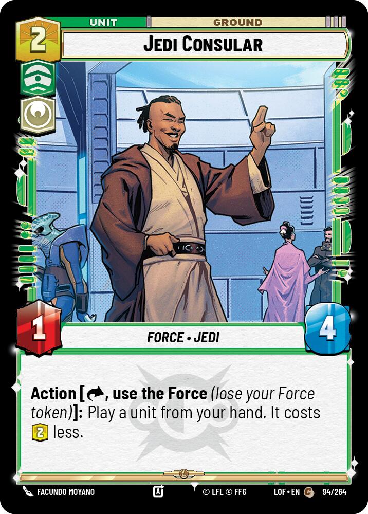 Jedi Consular (94/264) (94/264) [Legends of the Force] | Shuffle n Cut Hobbies & Games