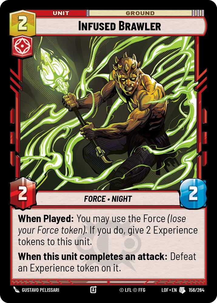 Infused Brawler (156/264) (156/264) [Legends of the Force] | Shuffle n Cut Hobbies & Games