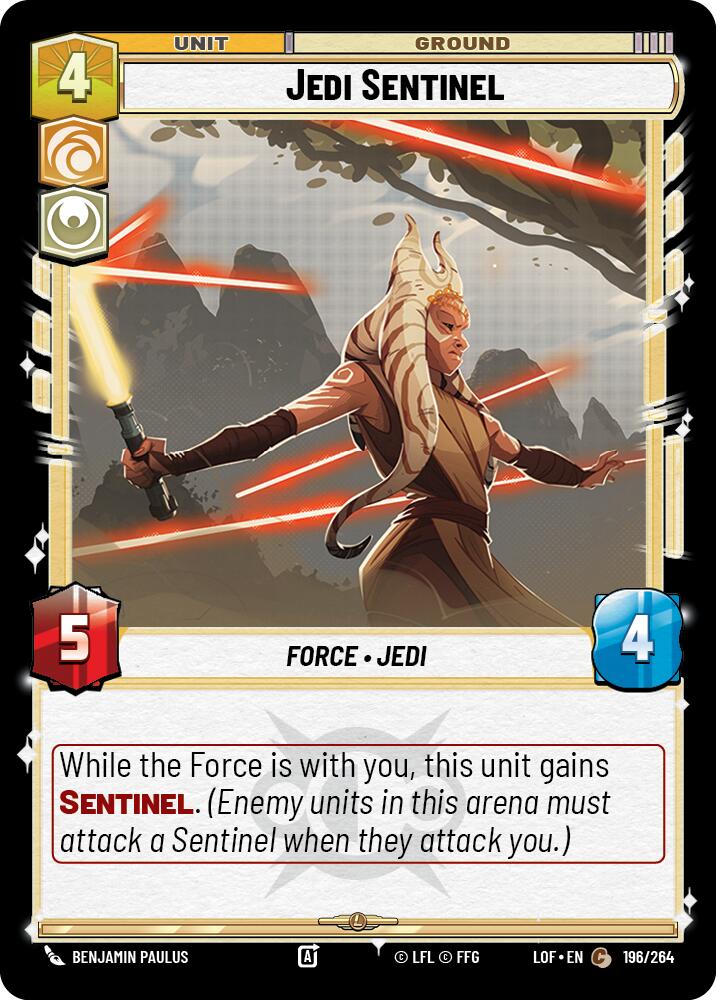 Jedi Sentinel (196/264) (196/264) [Legends of the Force] | Shuffle n Cut Hobbies & Games