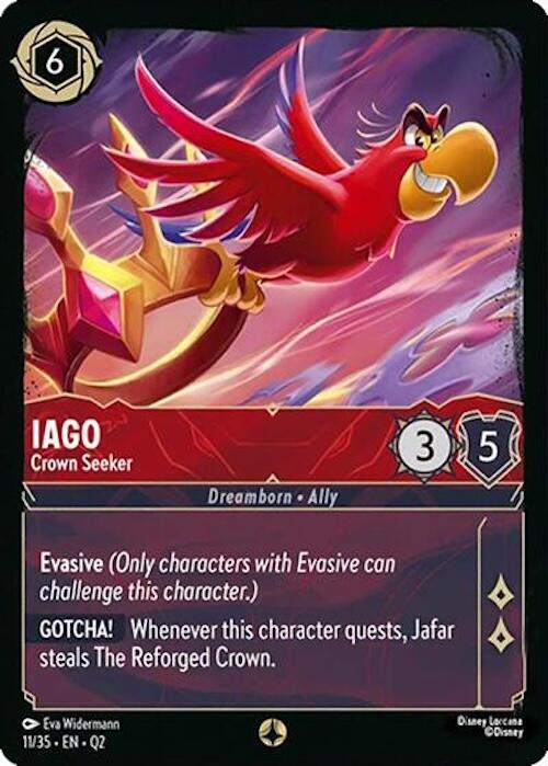 Iago - Crown Seeker (11/35) [Illumineer's Quest: Deep Trouble] | Shuffle n Cut Hobbies & Games