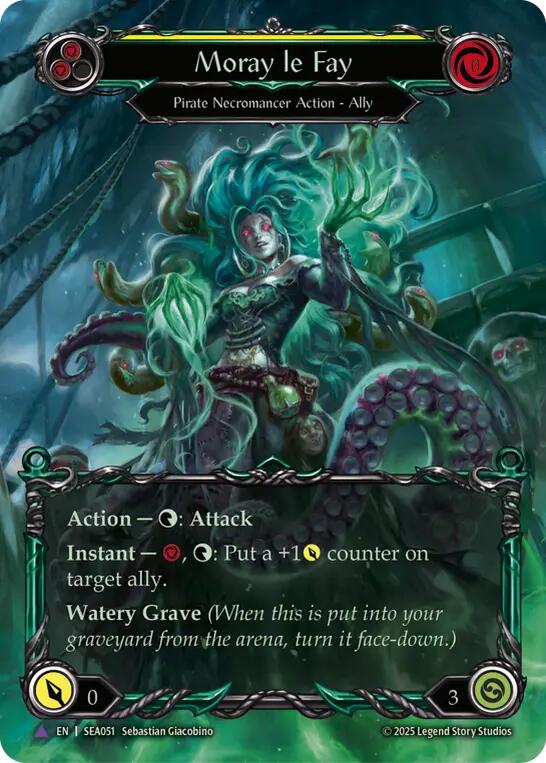 Moray le Fay (Marvel) [SEA051] (High Seas)  Cold Foil | Shuffle n Cut Hobbies & Games