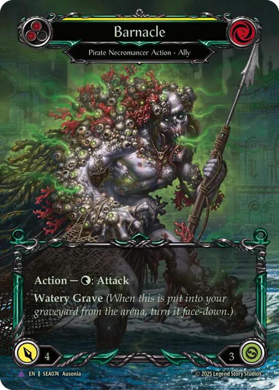 Barnacle (Marvel) [SEA074] (High Seas)  Cold Foil | Shuffle n Cut Hobbies & Games