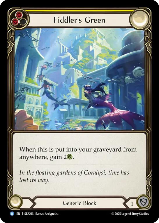 Fiddler's Green (Yellow) [SEA213] (High Seas) | Shuffle n Cut Hobbies & Games