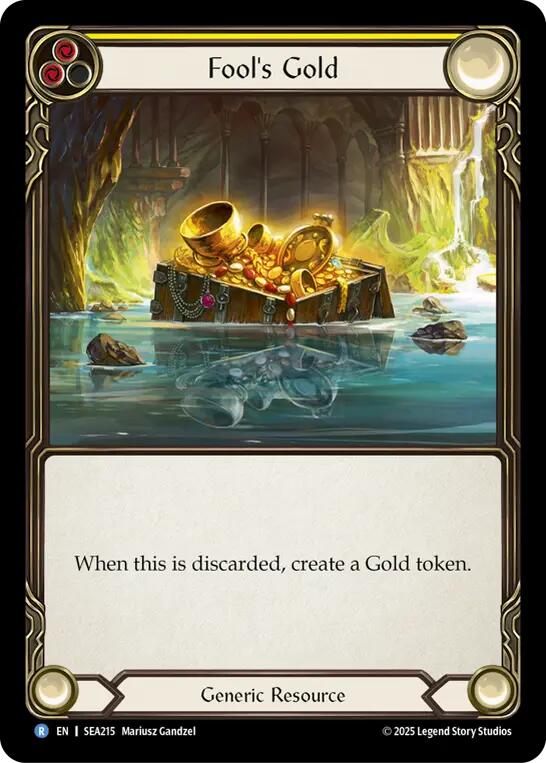 Fool's Gold [SEA215] (High Seas)  Rainbow Foil | Shuffle n Cut Hobbies & Games