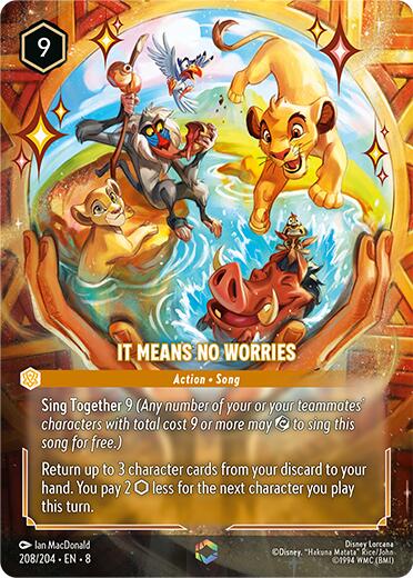 It Means No Worries (Enchanted) (208/204) [Reign of Jafar] | Shuffle n Cut Hobbies & Games