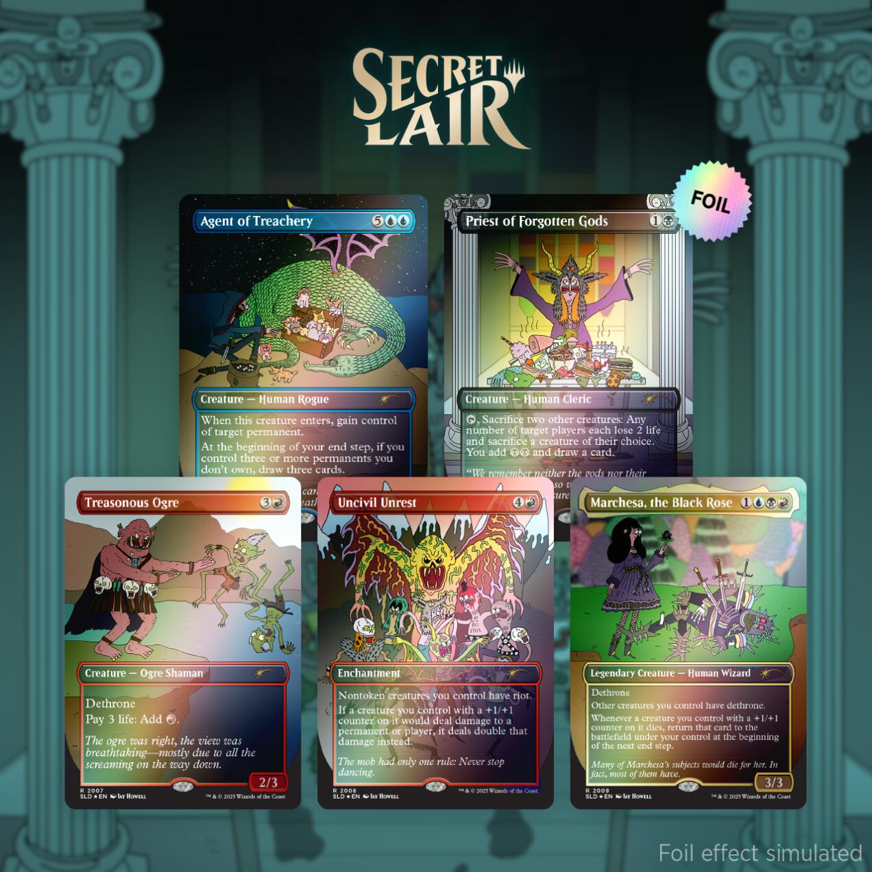 Secret Lair Drop Series: Featuring: Jay Howell (Rainbow Foil Edition) | Shuffle n Cut Hobbies & Games