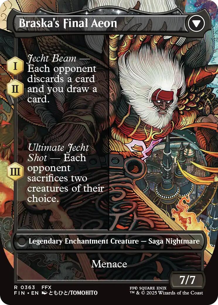 Jecht, Reluctant Guardian // Braska's Final Aeon (Borderless) [FINAL FANTASY] | Shuffle n Cut Hobbies & Games