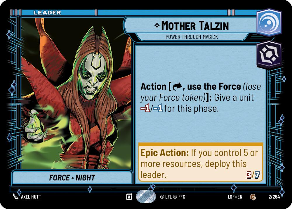 Mother Talzin - Power Through Magick (002/264) (002/264) [Legends of the Force] | Shuffle n Cut Hobbies & Games