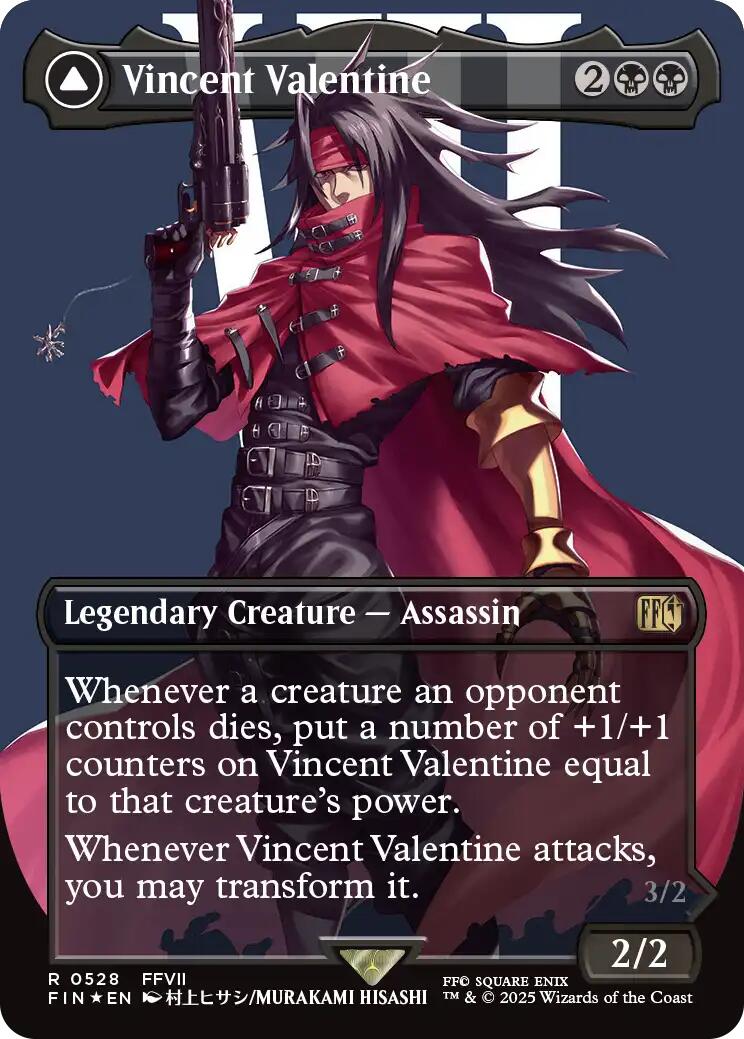 Vincent Valentine // Galian Beast (Borderless) (Surge Foil) [FINAL FANTASY] | Shuffle n Cut Hobbies & Games